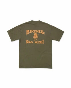 Birdwell Mens Shirt License Plate -clothing shop 0052 ShortSleeve olive bk