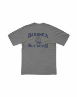 Birdwell Mens Shirt License Plate -clothing shop 0062 ShortSleeve gray bk