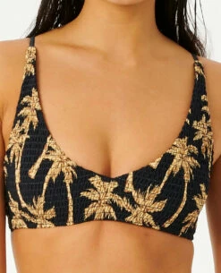 Rip Curl Womens Bikini Top Kindred Palms Shirred -clothing shop 07zwsw 0090 5