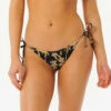 Rip Curl Womens Bikini Bottoms Kindred Palms Shirred Skimpy Coverage