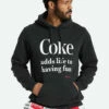 Brixton Mens Sweatshirt Coca-Cola Having Fun Hood