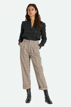 Brixton Womens Shirt Leon Woven -clothing shop 0b19a41e2b819fc38ca09db9757e5a10