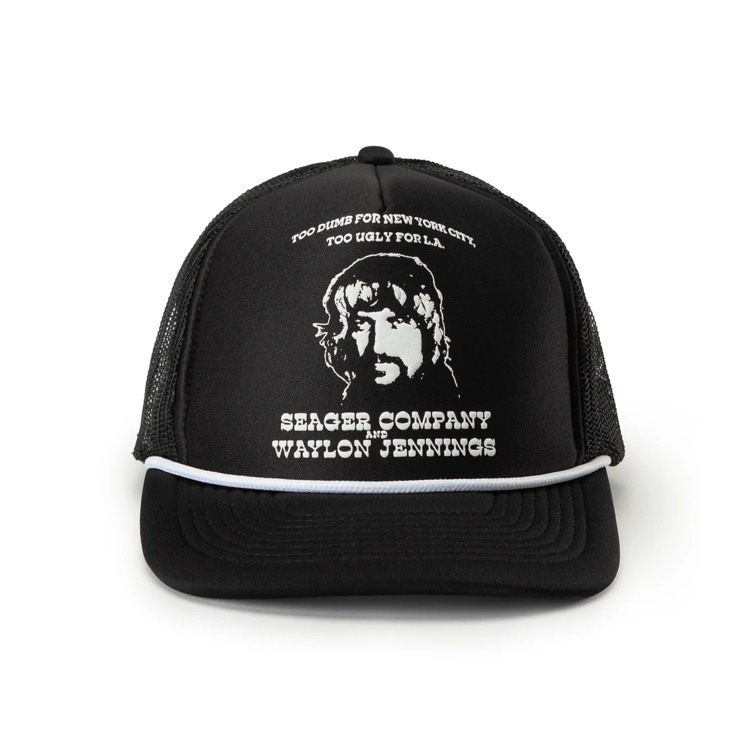 Seager Hat Seager X Waylon Jennings Dumb Ugly Snapback 4 Seager Hat Seager X Waylon Jennings Dumb Ugly Snapback - Image 2