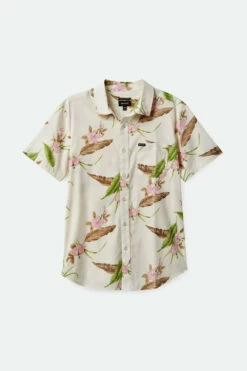 Brixton Mens Woven Charter Print -clothing shop 16360230f6c60ea03a8308e37b41a5cb