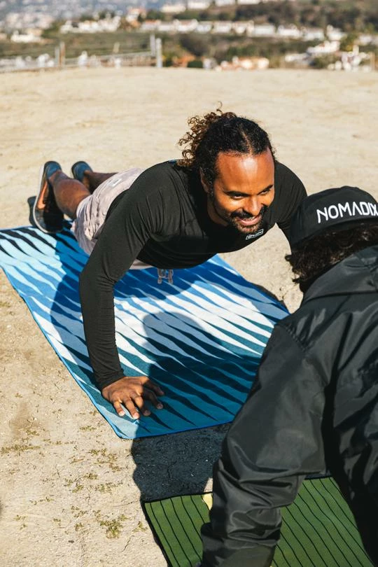 Nomadix Towel Heat Wave Blue Green 7 Nomadix Towel Heat Wave Blue Green - Image 5