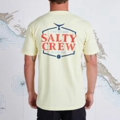 Salty Crew Mens Shirt Skipjack Premium -clothing shop 20035399 BAN OMBACK