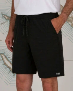 Salty Crew Mens Shorts Drifter II Elastic -clothing shop 30035024 CHAR OMSIDELEFT 750x 7aeca095 a40f 4c27 9411 557e9258d712