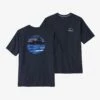 Patagonia Mens Shirt Skyline Stencil Responsibili-Tee