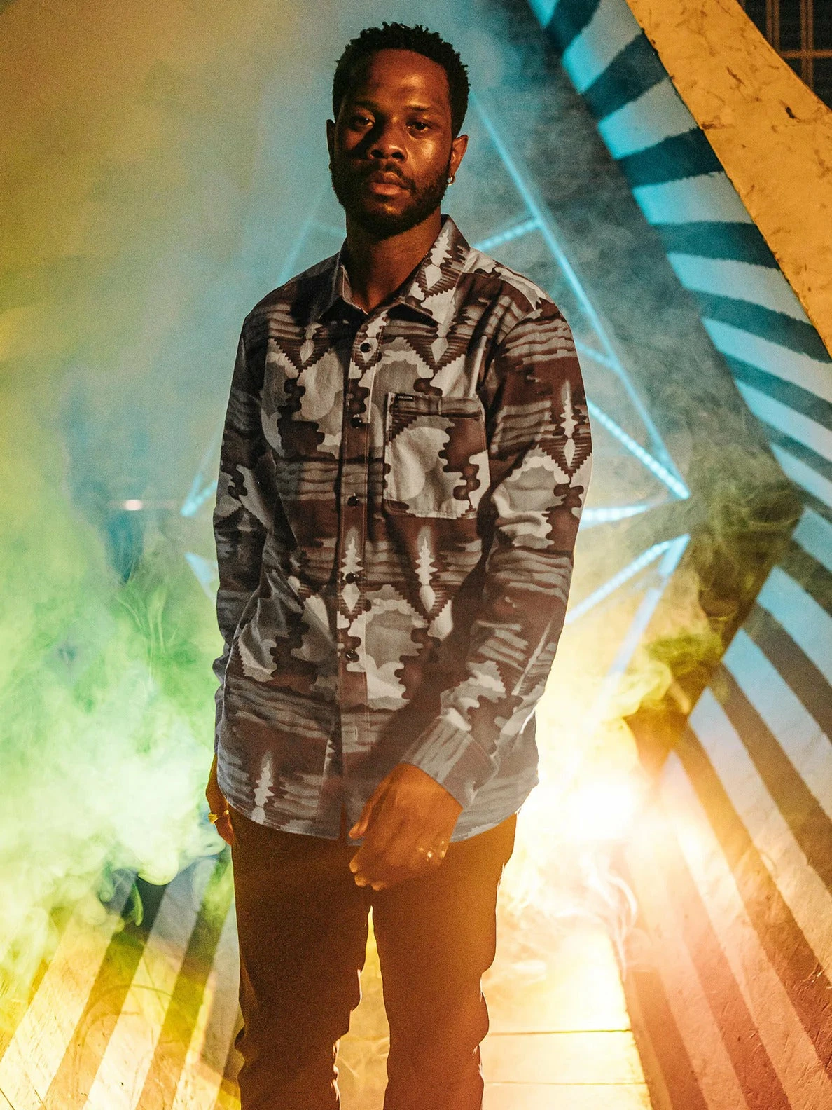 Volcom Mens Shirt Liberate Long Sleeve Flannel 5 Volcom Mens Shirt Liberate Long Sleeve Flannel - Image 3