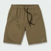Volcom Mens Shorts Outer Spaced Elastic Waist