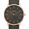 Nixon Watch Porter Leather 40mm -clothing shop A1058 2441 view1