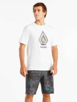 Volcom Mens Shirt Star Shields Stone -clothing shop A3522204 WHT 18 db180007 625a 4b