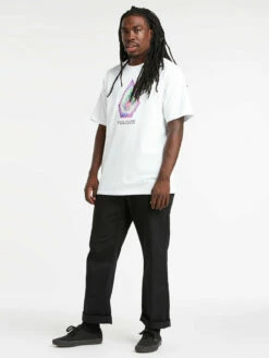 Volcom Mens Shirt Star Shields Stone -clothing shop A3522204 WHT 21 2e57881f 1796 43