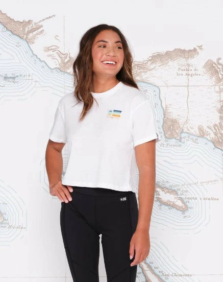 Salty Crew Womens Shirt Alpha Gradient Skimmer Tee 3 Salty Crew Womens Shirt Alpha Gradient Skimmer Tee