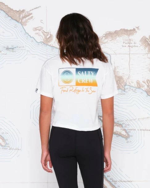 Salty Crew Womens Shirt Alpha Gradient Skimmer Tee 7 Salty Crew Womens Shirt Alpha Gradient Skimmer Tee - Image 5