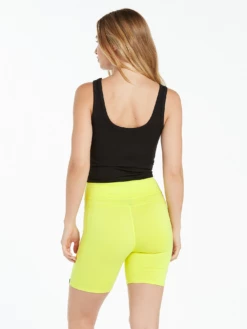 Volcom Womens Tank Top Lived In Lounge Slim -clothing shop B0112205 BLK B