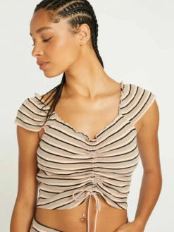 Volcom Womens Shirt All Booed Up Cami -clothing shop B0112303 TAU 1 1188x1584 crop ce