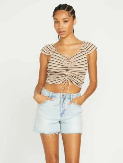 Volcom Womens Shirt All Booed Up Cami -clothing shop B0112303 TAU 2 1188x1584 crop ce