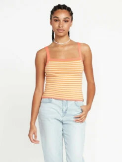 Volcom Womens Tank Top Stripe Is Sweater