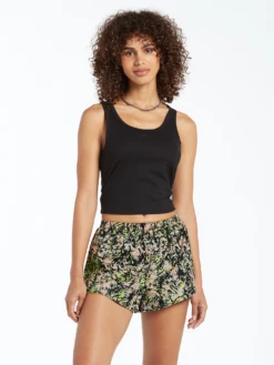 Volcom Womens Shorts Wind It Up Runner -clothing shop B0912201 COR F