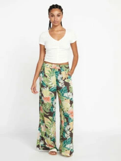 Volcom Womens Pants Excapism Elastic Waist