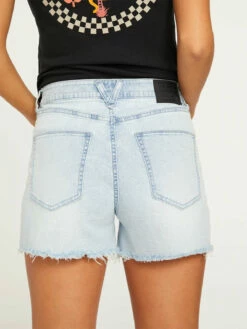 Volcom Womens Shorts Stone Step High Rise Denim -clothing shop B2012200 ASL 2 1188x1584 crop ce