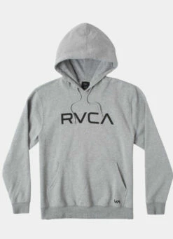 RVCA Mens Sweatshirt Big RVCA Pullover Hoodie -clothing shop BIGRVCAPULLOVERHOODIE ahr