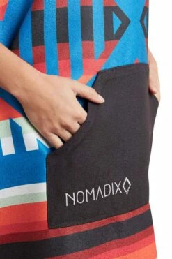 Nomadix Towel Bend Blue Orange Changing Poncho -clothing shop CP BEND 101 DTL1 540x d790f886 8213 41cf be86 b5f366cf508b