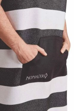 Nomadix Towel Stripes Noll Black Changing Poncho -clothing shop CP STRP 101 DTL1 540x 28f2ce3f 4eab 48cd a8cb eed5a21d047b