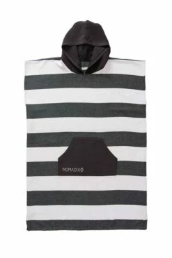 Nomadix Towel Stripes Noll Black Changing Poncho