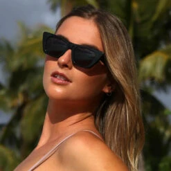 Electric Womens Sunglasses Noli -clothing shop EE20101642 GLOSS BLACK GREY POLA 5