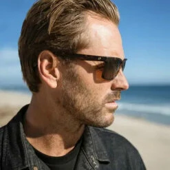 Electric Sunglasses Satellite 35 Electric Sunglasses Satellite -clothing shop EE20413943 MATTE TORT BRONZE POL 5