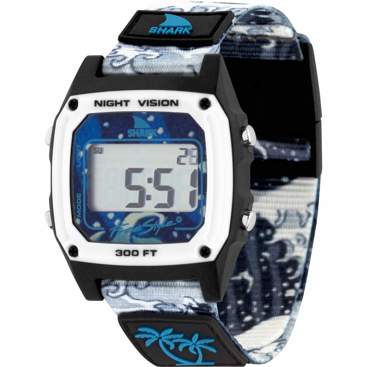 Freestyle Watch Shark Clip Luke Davis Signature White Wave 3 Freestyle Watch Shark Clip Luke Davis Signature White Wave