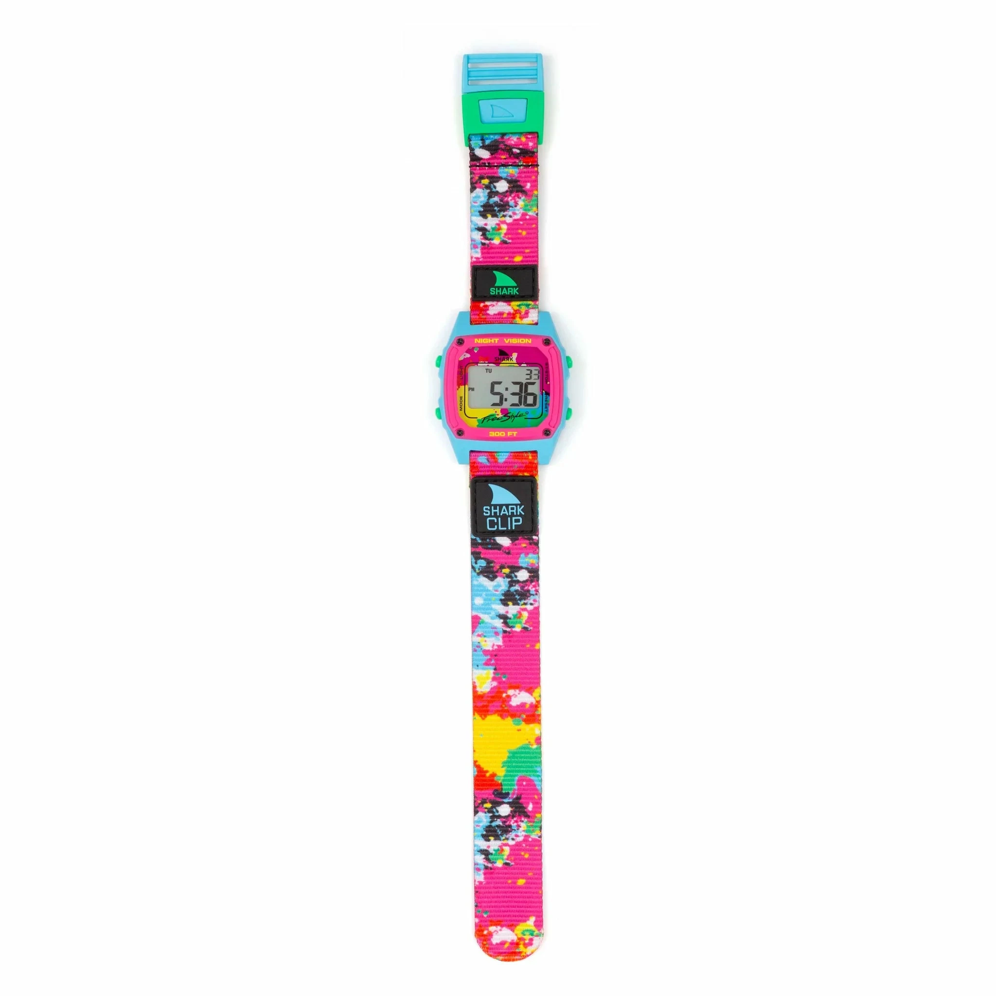 Freestyle Watch Shark Clip Neon Splatter 5 Freestyle Watch Shark Clip Neon Splatter - Image 3