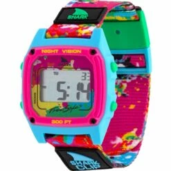 Freestyle Watch Shark Clip Neon Splatter