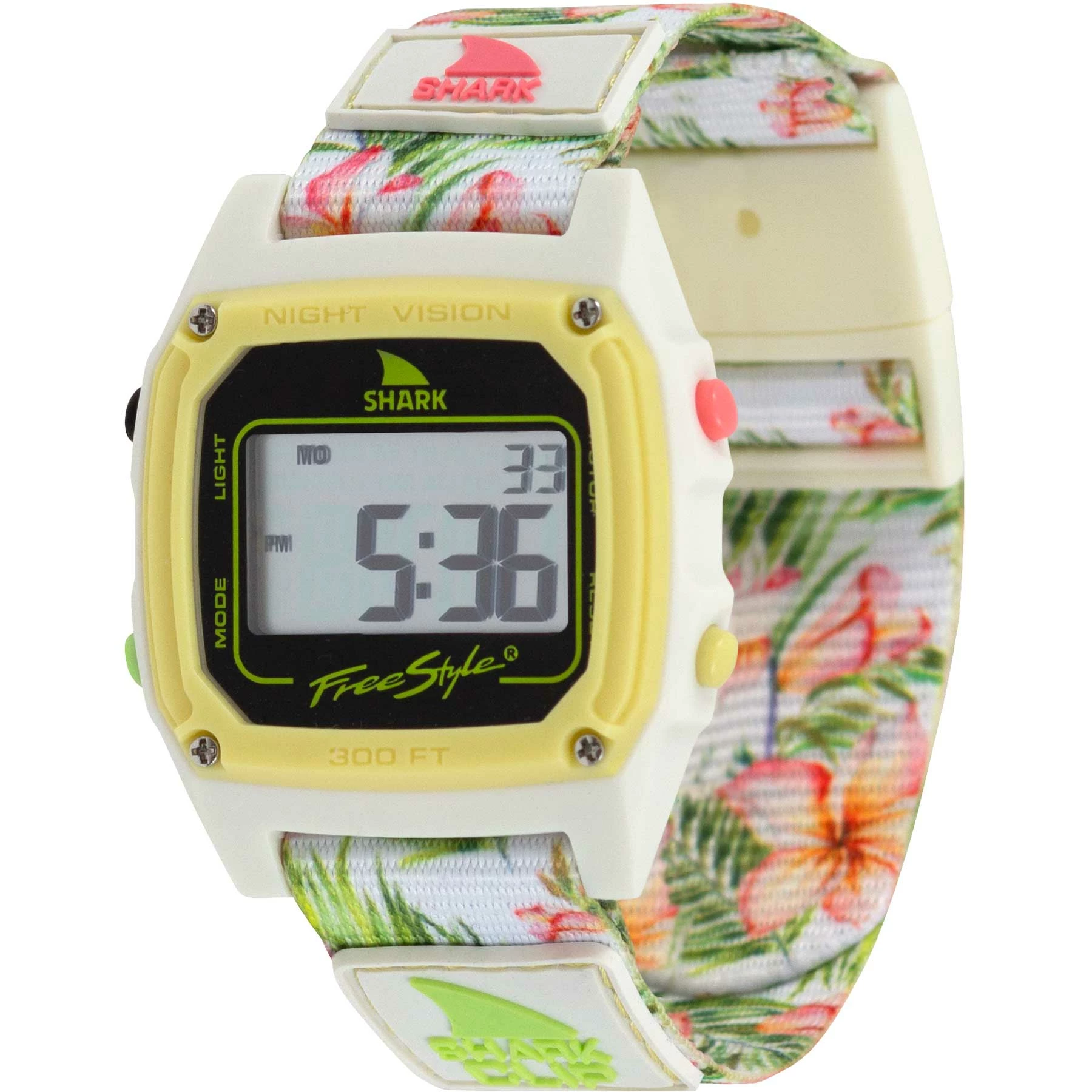 Freestyle Watch Shark Clip Plumeria 3 Freestyle Watch Shark Clip Plumeria