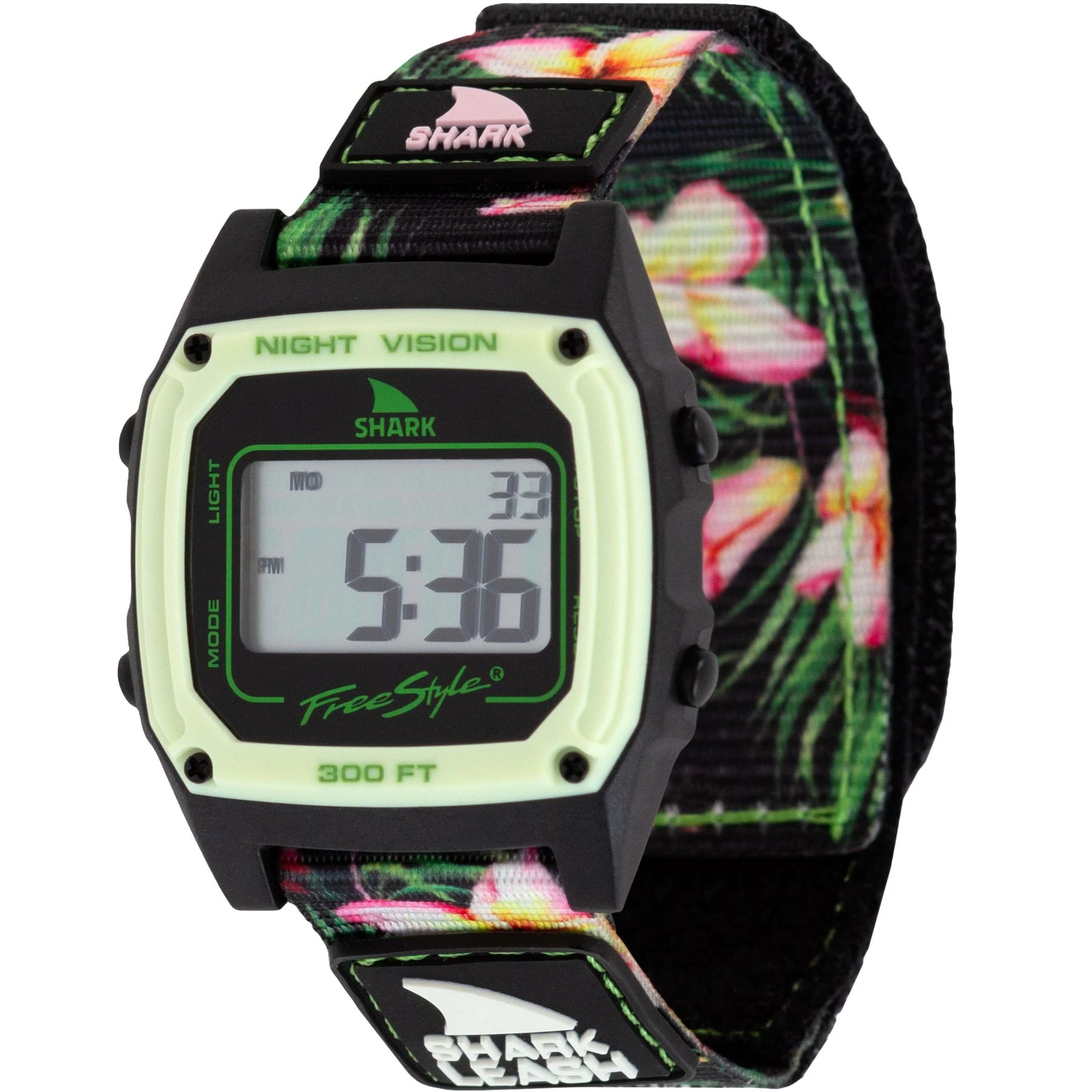 Freestyle Watch Shark Leash Plumeria Mint 3 Freestyle Watch Shark Leash Plumeria Mint