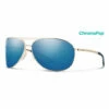 Smith Sunglasses Serpico 2 -clothing shop GOLD CHROMAPOP POLARIZED BLUE MIRROR SE2CPUGMGD