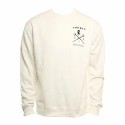 Hansen Mens Sweatshirt Neptune Crew -clothing shop HANSENS MENS SWEATSHIRT NEPTUNE CREWNECK WHT