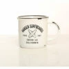 Hansen Coffee Mug Since 1961 Retro -clothing shop HANSEN COFFEE MUG 2 BOARDS WHT