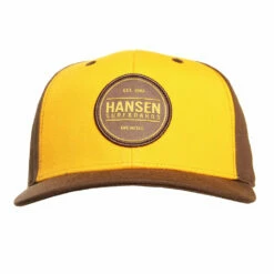 Hansen Hat The Friar -clothing shop HANSEN HAT BROWN AND GOLD BRN GOLD 4 1
