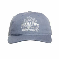 Hansen Hat Sunburst Snapback -clothing shop HANSEN HAT LDS SMALL H SLA BLU 2