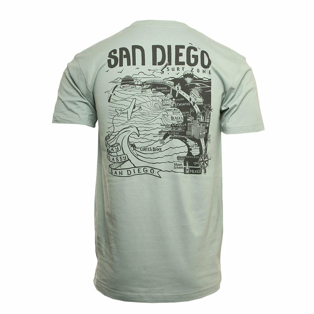 Hansen Mens Shirt San Diego Map 9 Hansen Mens Shirt San Diego Map - Image 7