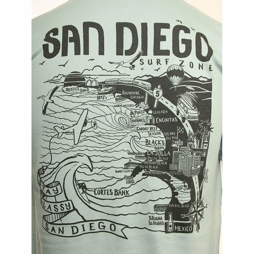 Hansen Mens Shirt San Diego Map 11 Hansen Mens Shirt San Diego Map - Image 9