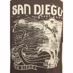 Hansen Mens Shirt San Diego Map 13 Hansen Mens Shirt San Diego Map -clothing shop HANSEN MENS SHIRT SAN DIEGO MAP VBLK 3