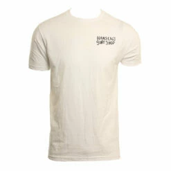 Hansen Mens Shirt Shaka Skeleton -clothing shop HANSEN MENS SHIRT SHAKA SKELETON WHT