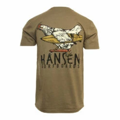 Hansen Mens Shirt Surfing Chicken -clothing shop HANSEN MENS SHIRT SURFING CHICKEN MGRN 2