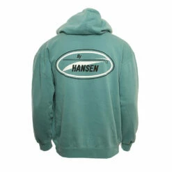 Hansen Mens Sweatshirt Hooded Original Logo -clothing shop HANSEN MENS SWEATSHIRT HOODED ORIGINAL AQU 2