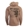 Hansen Mens Sweatshirt San Diego Map Hooded Pullover -clothing shop HANSEN MENS SWEATSHIRT SANDIEGOMAPCREW LAT 2