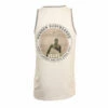 Hansen Mens Tank Top 60 Circle -clothing shop HANSEN MENS TANK CIRCLE WHT 2